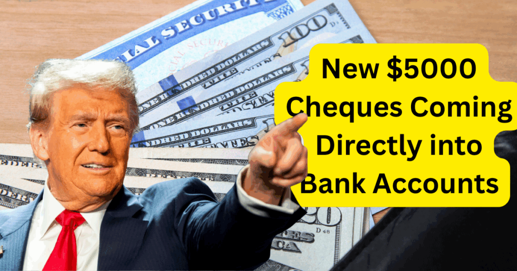New $5000 Checks Coming Directly into Bank Accounts, These People Will Get it