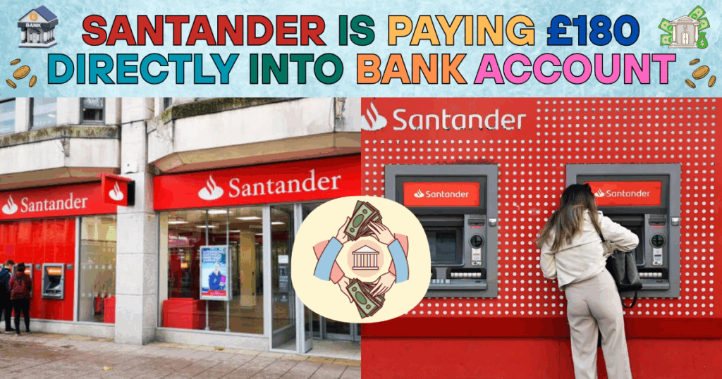 Santander is Paying £180 Directly into Bank Account: Here’s Who will get this payment